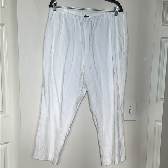 Doncaster Women’s Plus Size Linen Blend Coastal Grandma Resort Wear Pants 16W - Picture 1 of 8